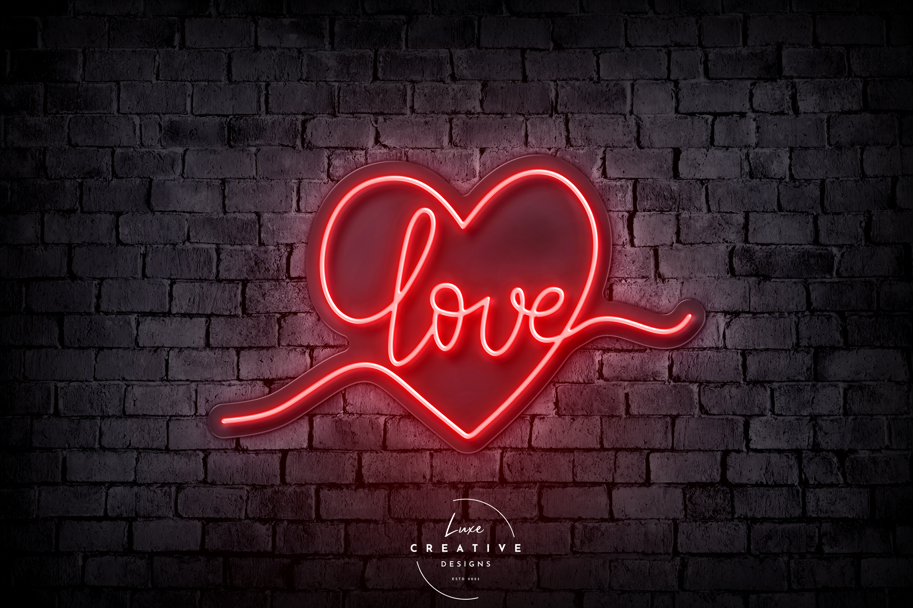 Neon Love LED Sign ❤️