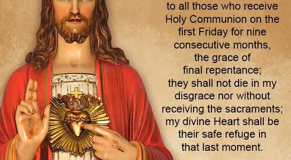 The Catholic Defender: The Promises of the Sacred Heart of Jesus to St. Margaret Mary Promise 12