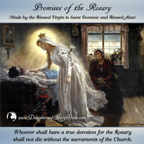 The Catholic Defender: The 15 Promises Our Lady gave for the Rosary. The Seventh Promise