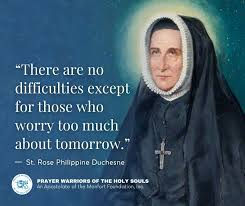 The Catholic Defender: St. Rose Philippine Duchesne Novena - Day 4