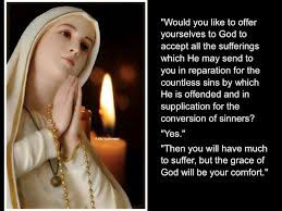 The Catholic Defender:  "You will have much to suffer, but the grace of God will be your comfort."