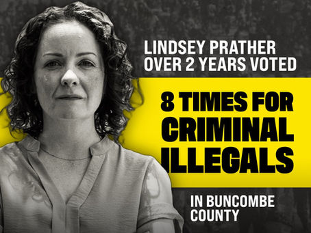 Representatives Lindsey Prather (D-Buncombe), Bryan Cohn (D-Granville and Vance), and Garland Pierce (D-Scotland and Hoke) have voted against House Bill 318, the Criminal Illegal Alien Enforcement Act, and Senate Bill 153, the North Carolina Border Protection Act. These are critical public safety measures requiring state law enforcement officials and sheriffs to notify Immigration and Customs Enforcement (ICE) before releasing individuals subject to federal detainers.