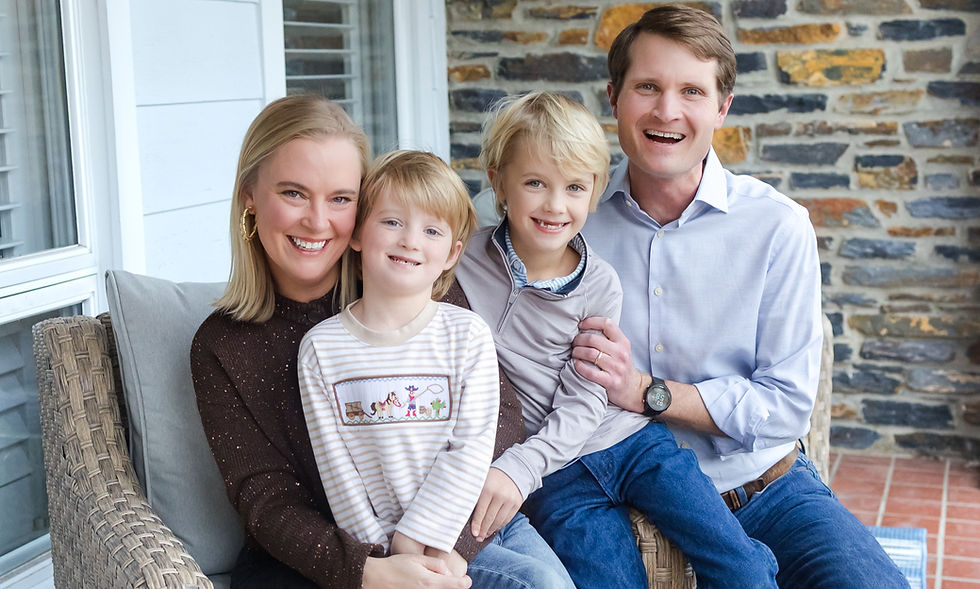 Ryan Moffitt is raising two boys in Burlington with his wife, Ashley. He works as an attorney and is the past chairman of the Alamance Chamber of Commerce. He is running for House District 63 because the costs families feel first — the house, the paycheck, and the grocery cart — keep going up.