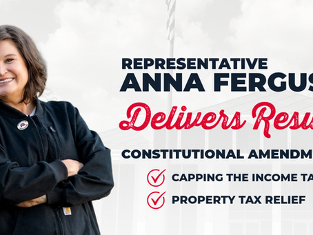 Representative Anna Ferguson is leading the effort to provide meaningful income and property tax relief for hardworking North Carolinians.