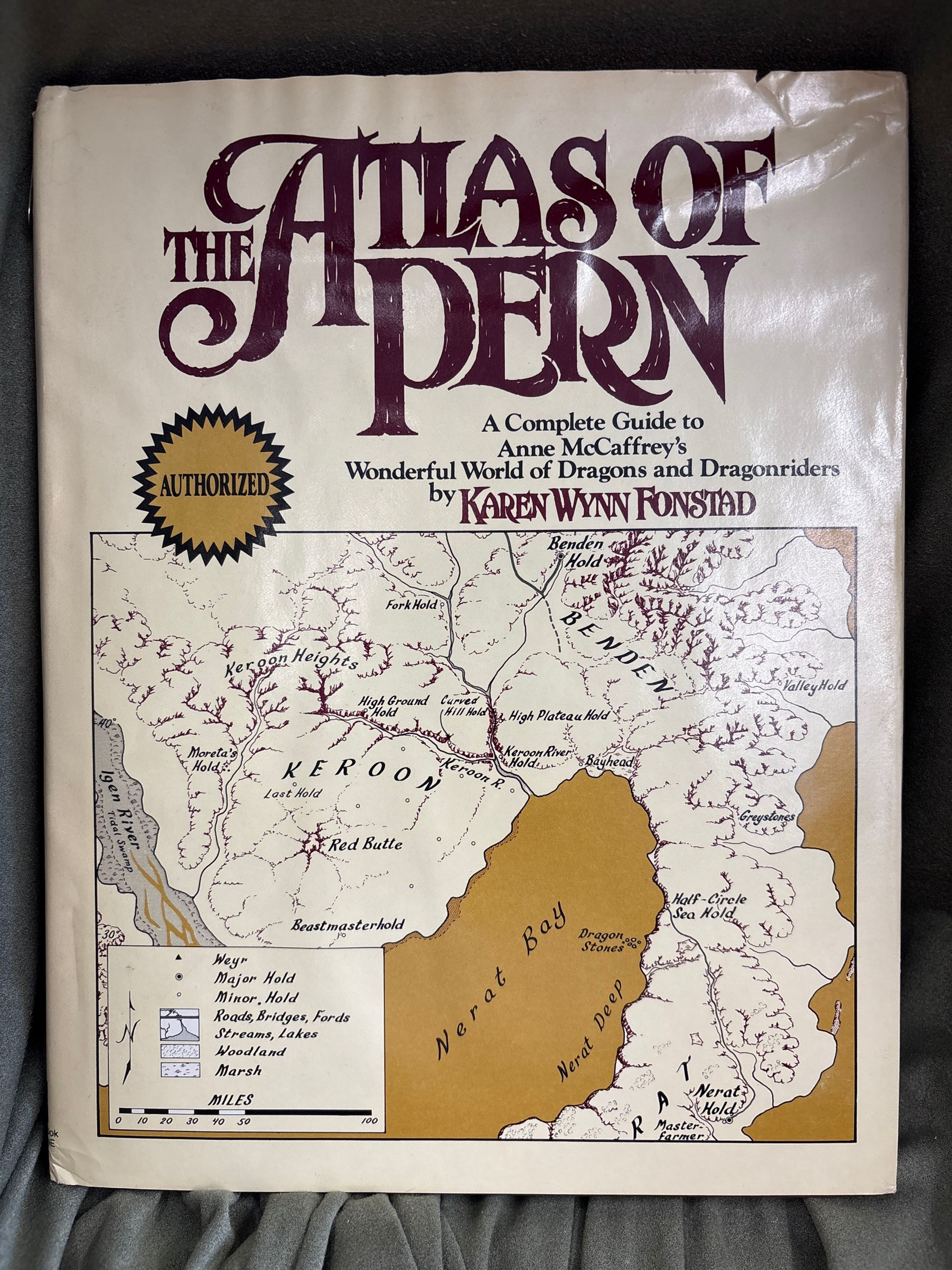 The Atlas of Pern by Karen Wynn Fonstad (HC) *SF*