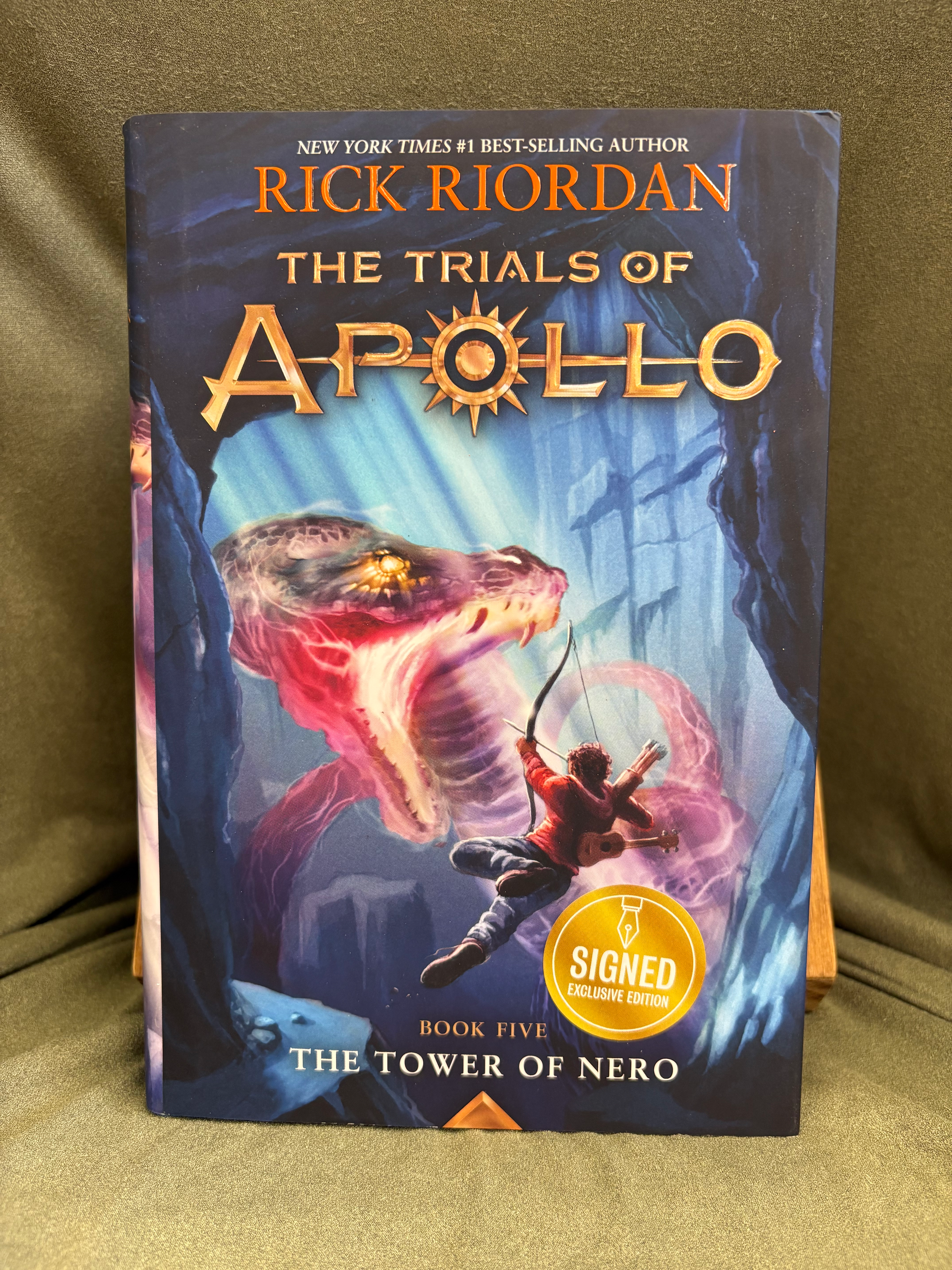 Trials of Apollo: The Tower of Nero by Rick Riordan (signed hardcover)
