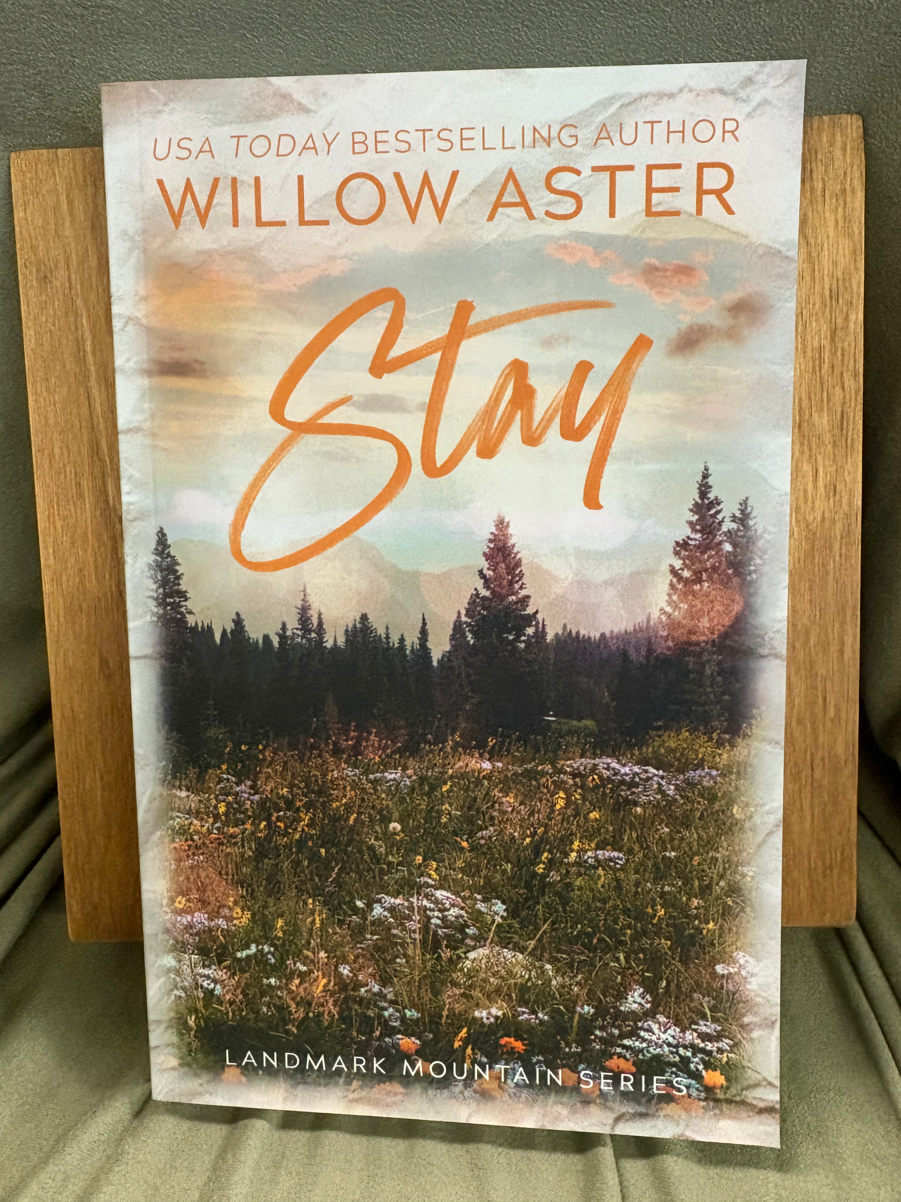 Landmark Mountain: Stay by Willow Aster (signed paperback)