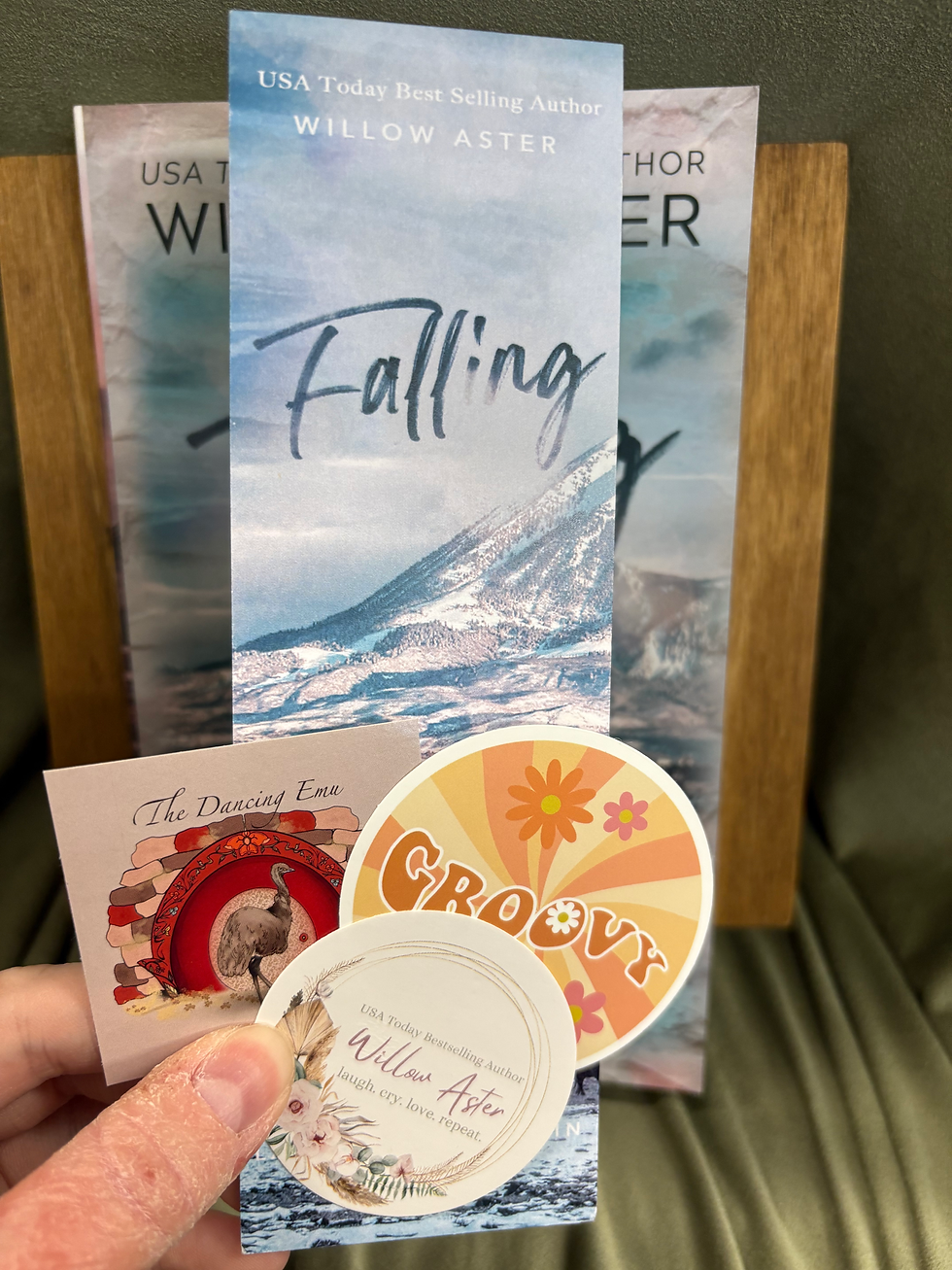 Thumbnail: Landmark Mountain: Falling by Willow Aster (signed paperback)