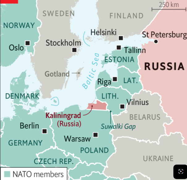 Russland wirft der NATO vor, die Spannungen durch Militärübungen &Planungen in der Nähe von Kaliningrad zu verschärfen.Das berge ein „hohes Risiko des Ausbruchs eines direkten bewaffneten Konflikts“