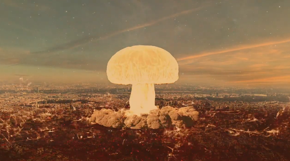 Ein Video zeigt die erwartbaren Folgen eines Atombombenabwurfs auf Wien. Es wird jetzt von vielen Seiten über den Einsatz dieser Waffe geredet. Sollten wir nicht jetzt Kompromisse suchen?