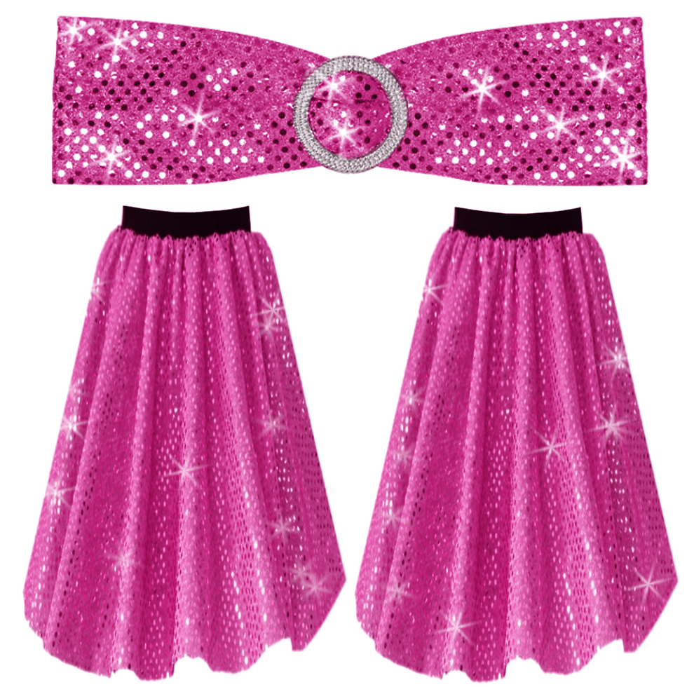 Thumbnail: IC280 Children's Sequin Flares - Trousers Bottoms & Belt