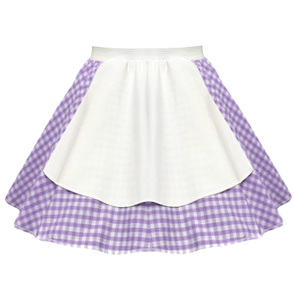 Thumbnail: purple gingham skirt