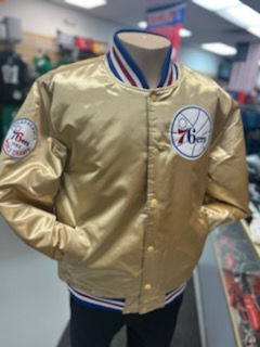 NBA 76ers jacket/MITCHELL NESS