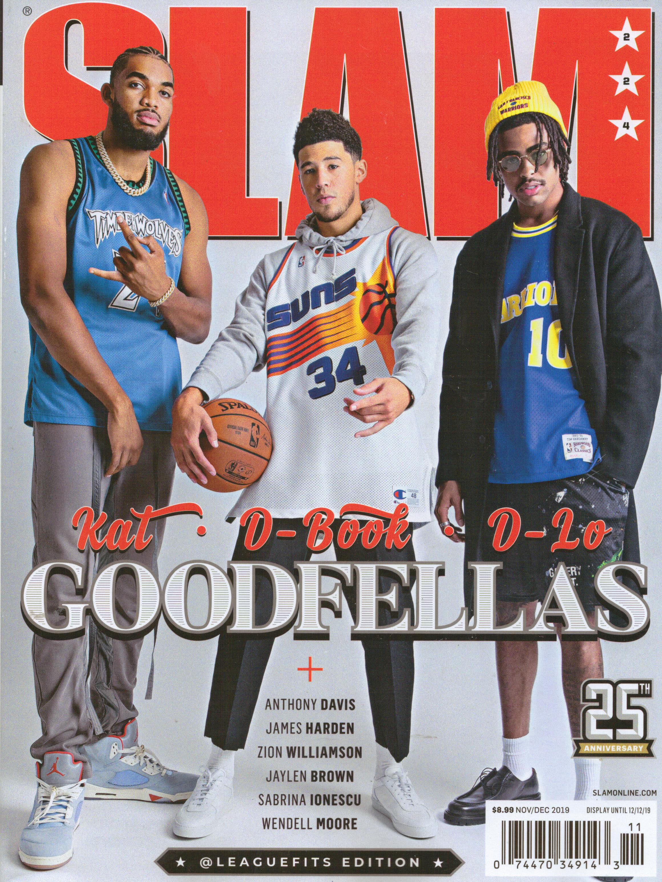 Slam Magazine NBA Preview '19-20 Nov/Dec 'Good Fellas' no. 224