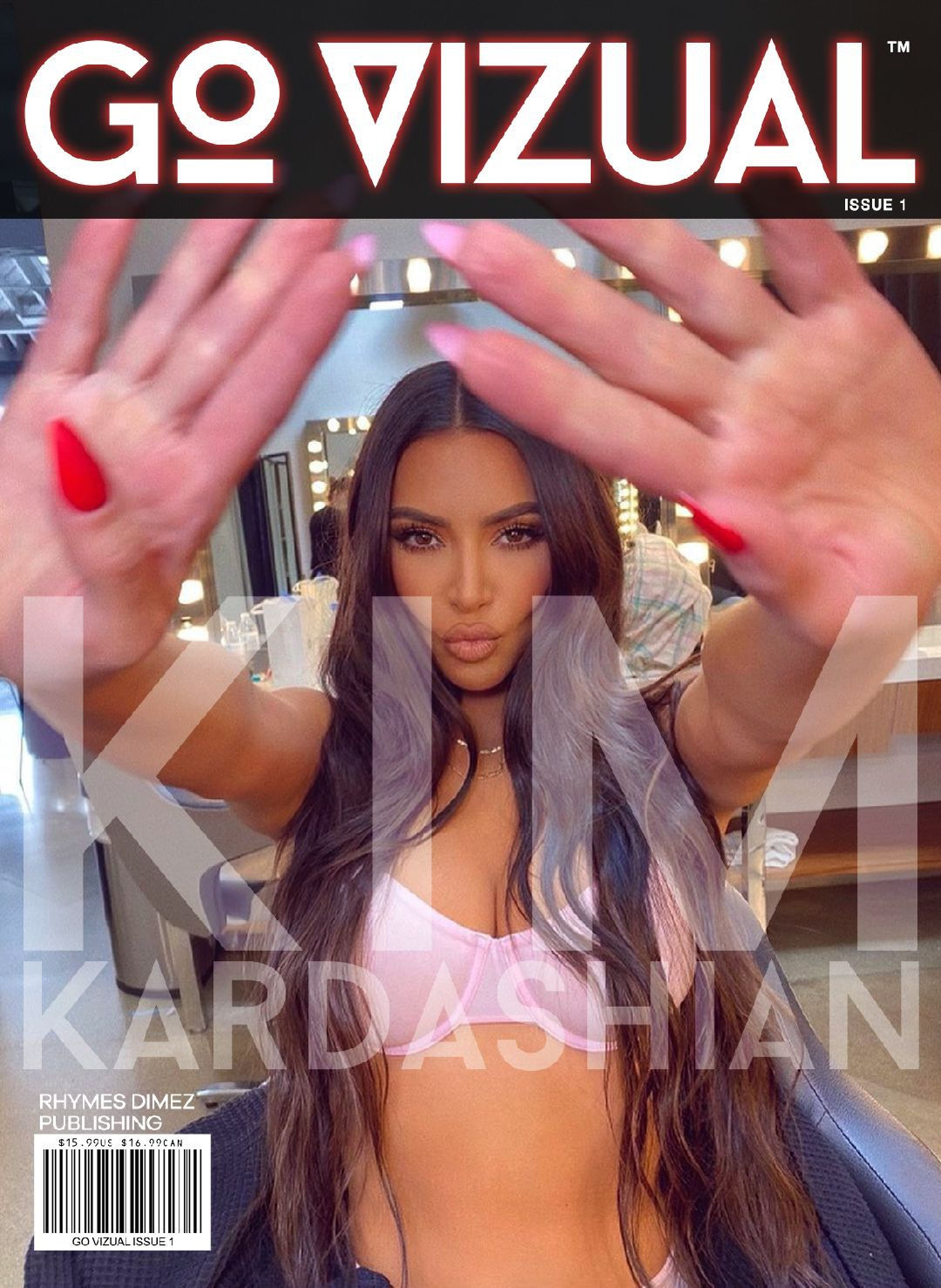 Go Vizual Magazine (Kim Kardashian Cover)