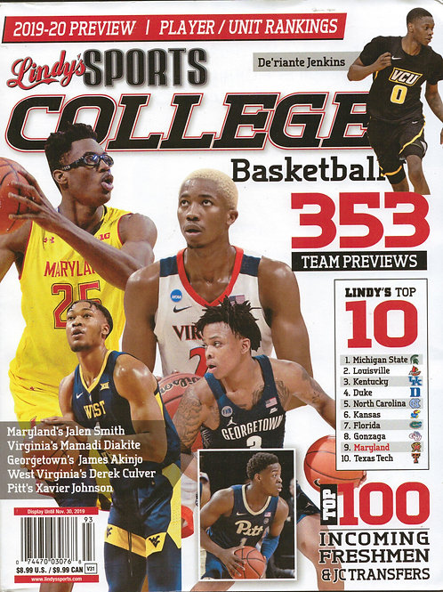 Lindy's Sports College Basketball 2019-2020 Preview Vol ...