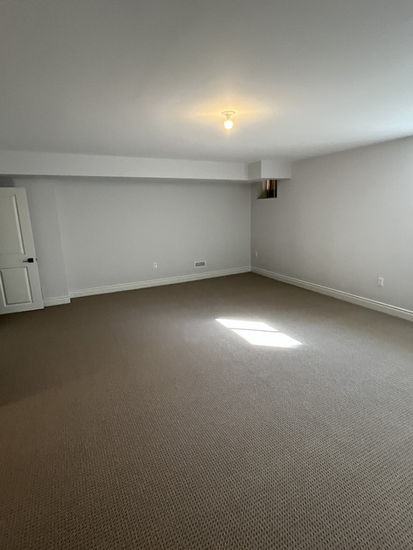 Uxbridge basement renovation