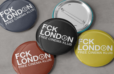 nearly an island FCK London badges