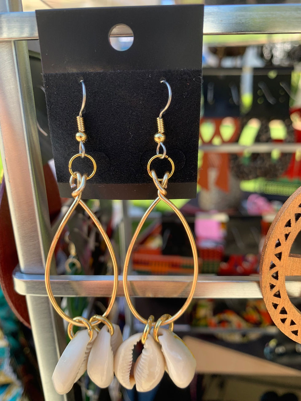 Thumbnail: Cowrie Shell Earrings
