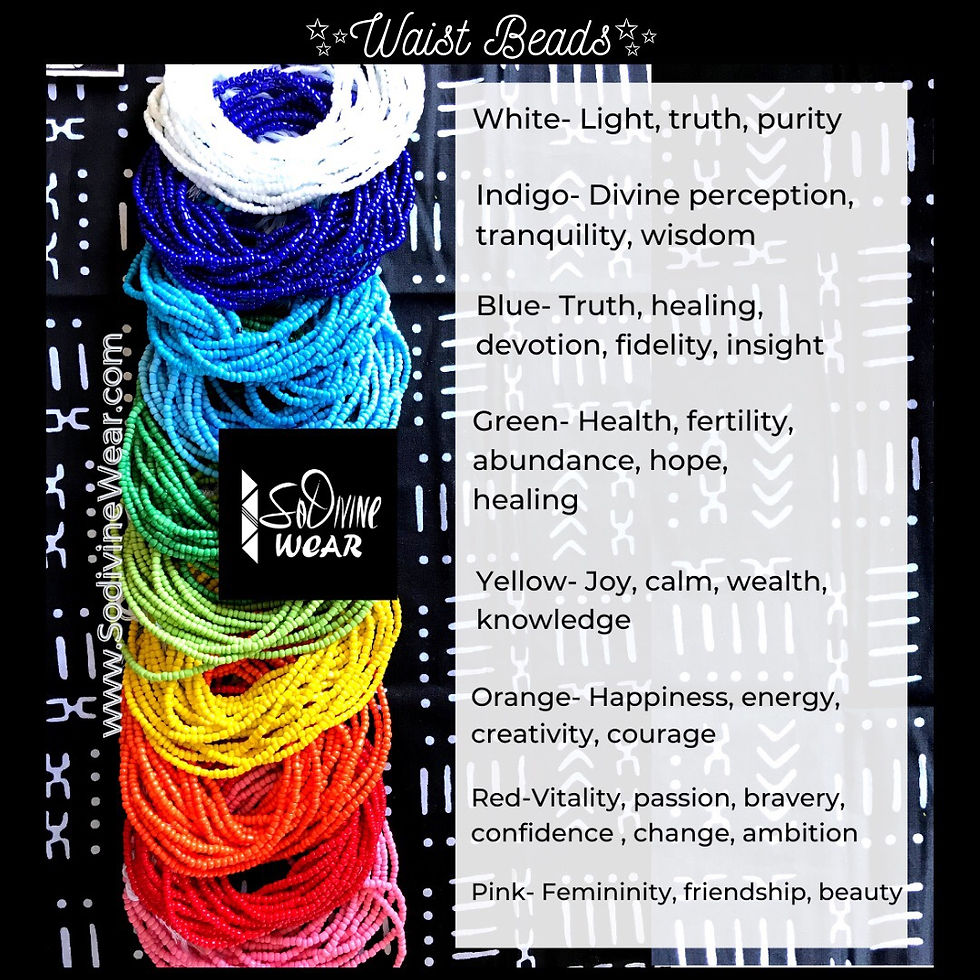 Miniatura: Yellow Tie on Waist beads Joy