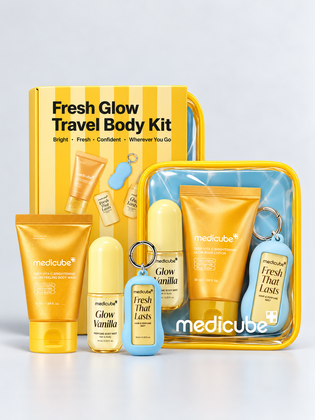 Medicube Fresh Glow Body Mini Travel Kit