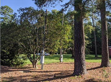 A nice shaded lot with trees breaking the sunlight