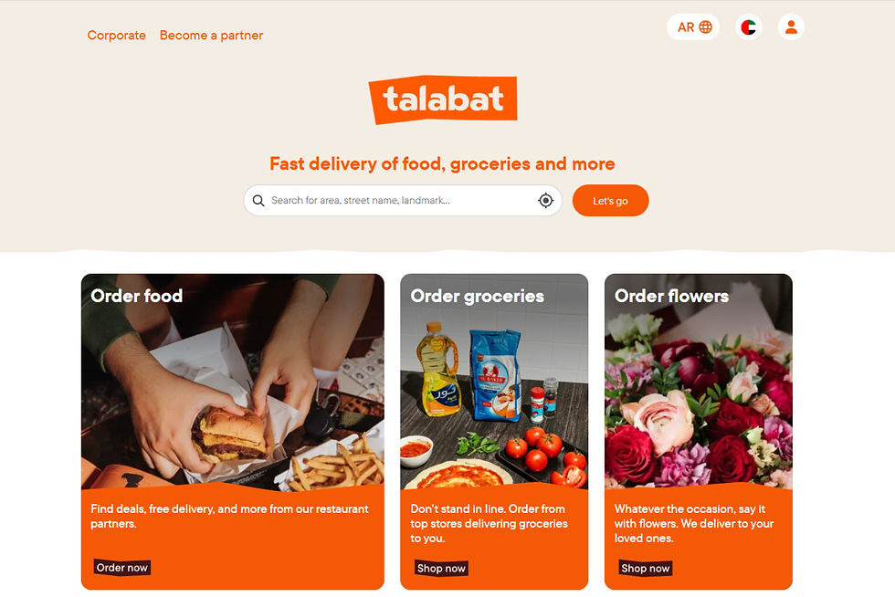 Talabat, the Popular Food Delivery Apps in Dubai & UAE ...