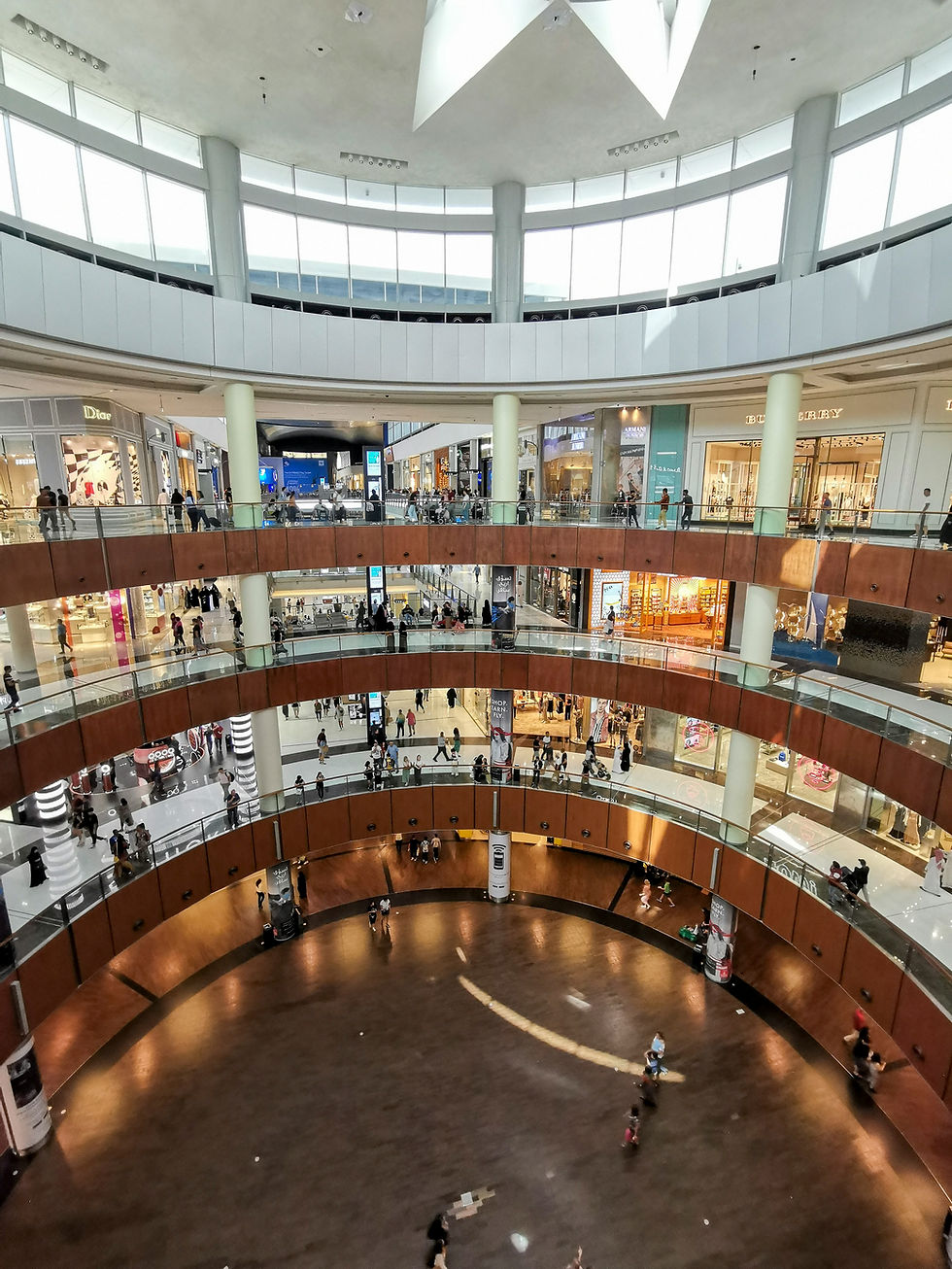 The festival rolls through three distinct phases — each with its own shopping sweet spot. (Representative shopping scene — illustrative image, not a specific Dubai venue.)