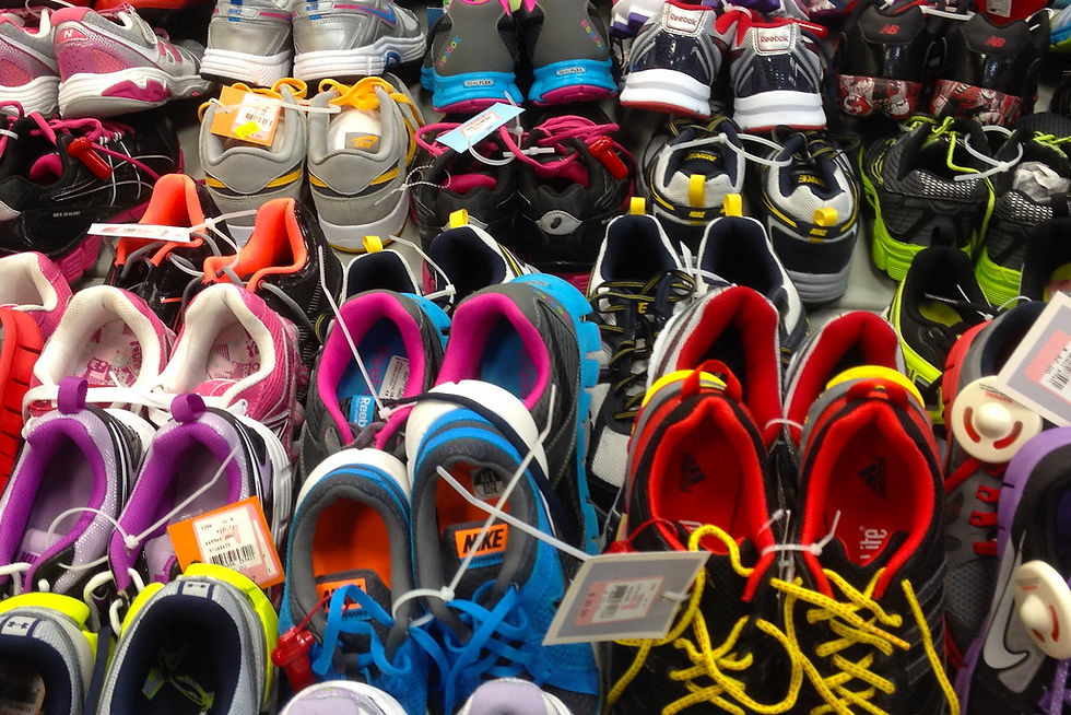 many shoes