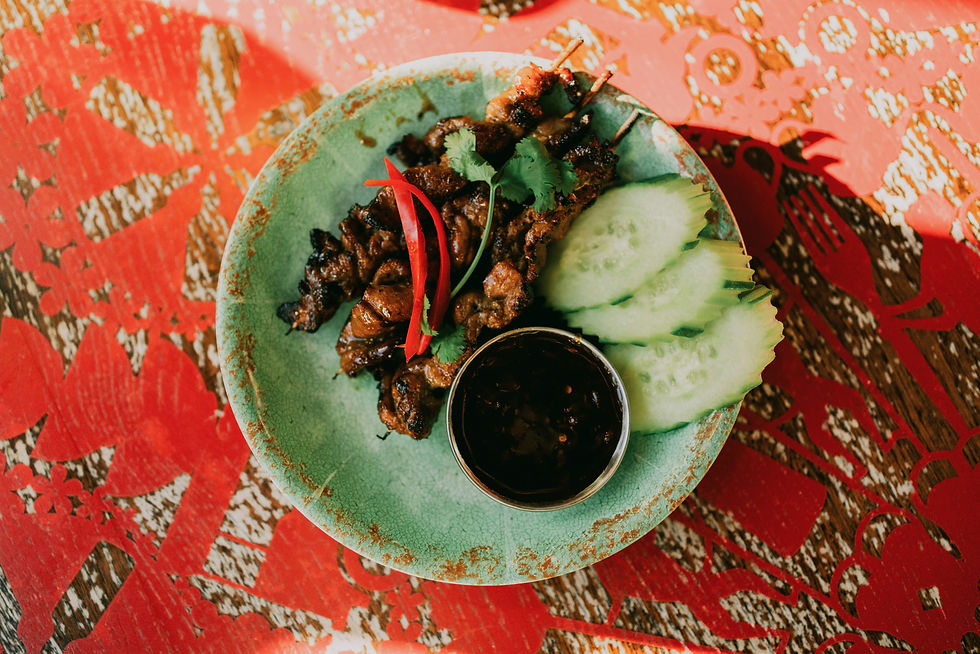 Thai food on a plate