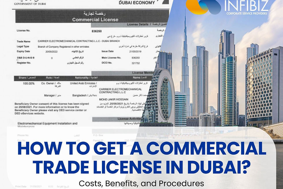 How to Get a Commercial Trade License in Dubai? - Infibiz