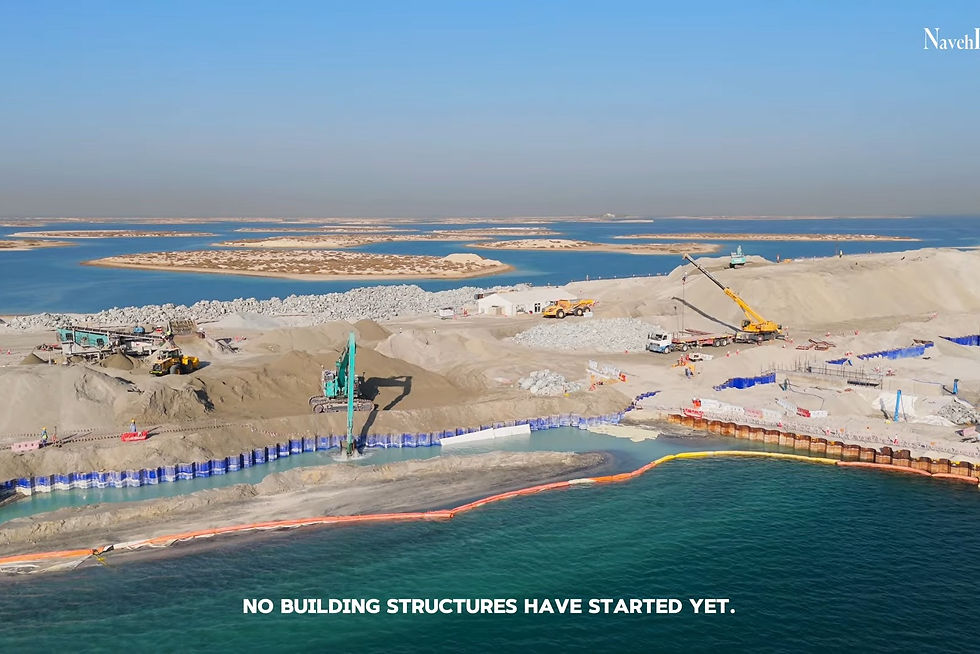 The World Islands Dubai construction updates