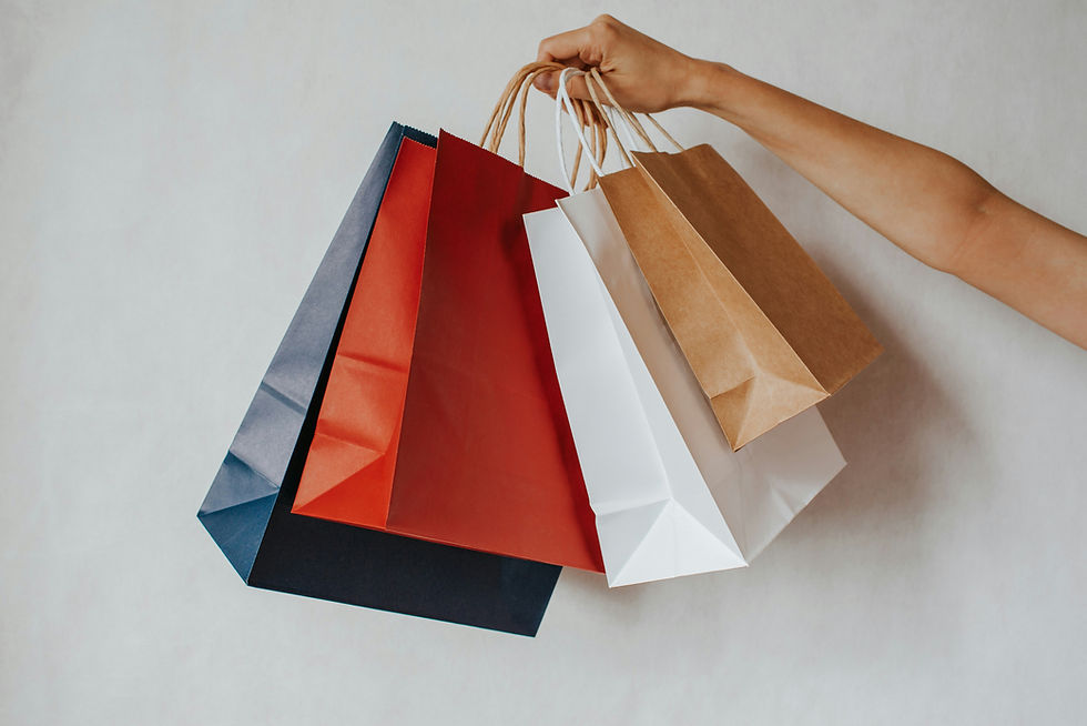 Colorful shopping bags