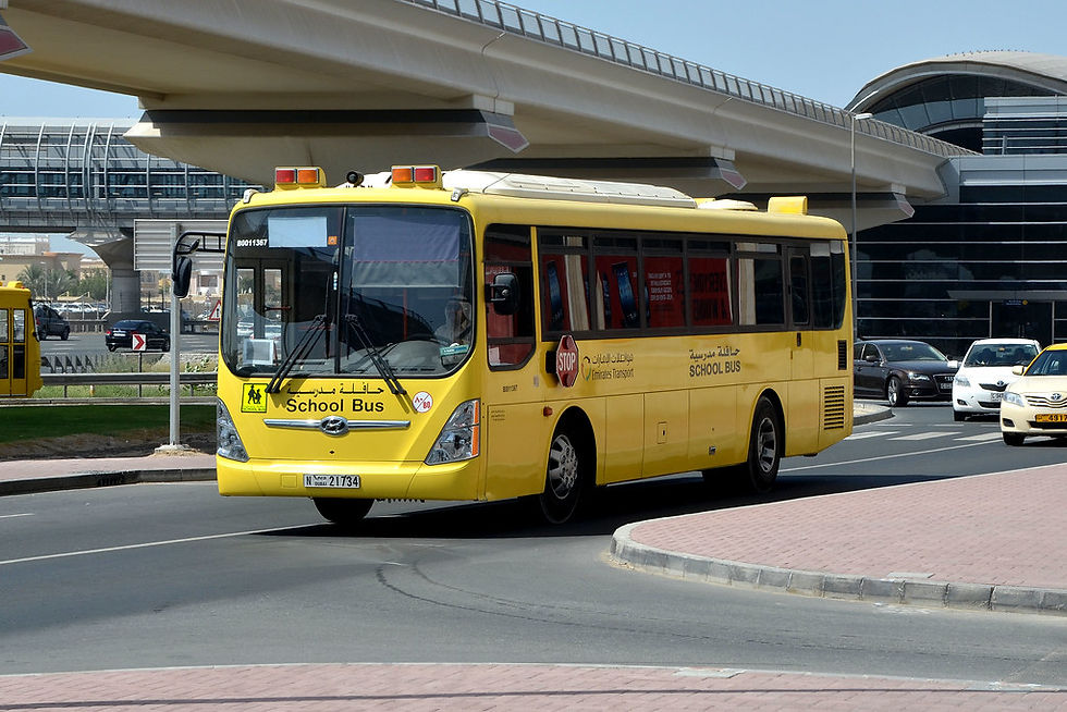 Dubai School Bus - Emirates Transport B0011367 N21734 | Flickr