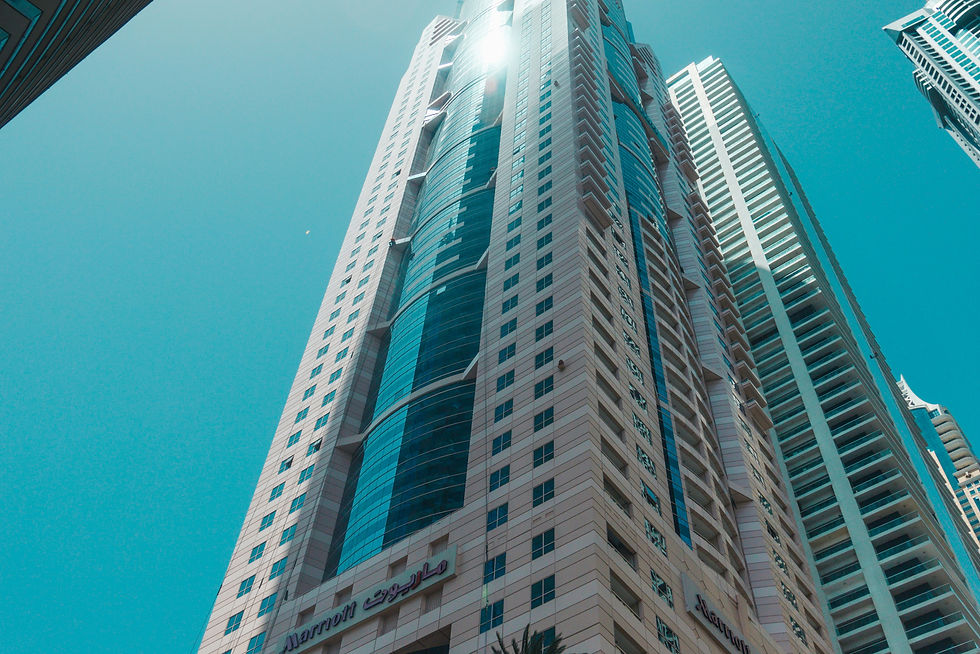 Mariott Harbour hotel in Dubai