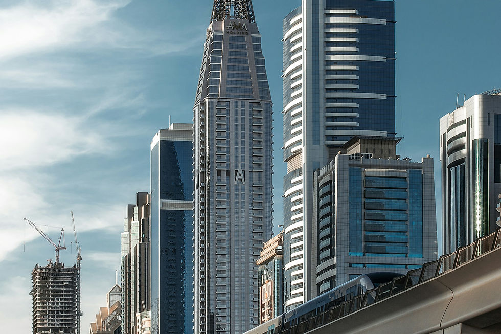Dubai Metro platform and train at station — representative commuter flow the pass is designed for.