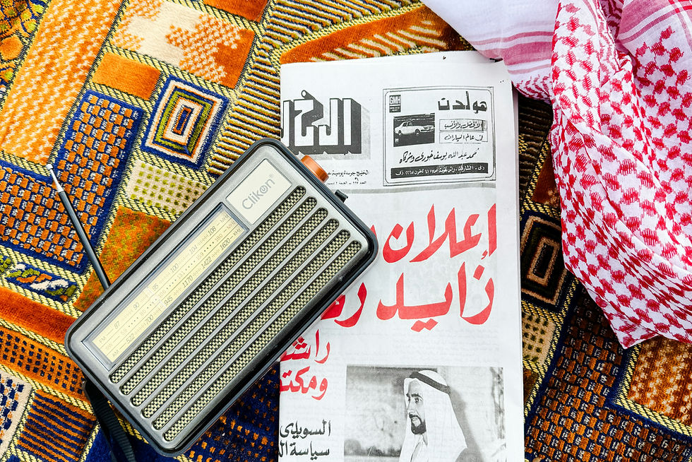Meet the gentlemen of Eighty Six Media Celebrating the UAE National the Arabic way. (2023)