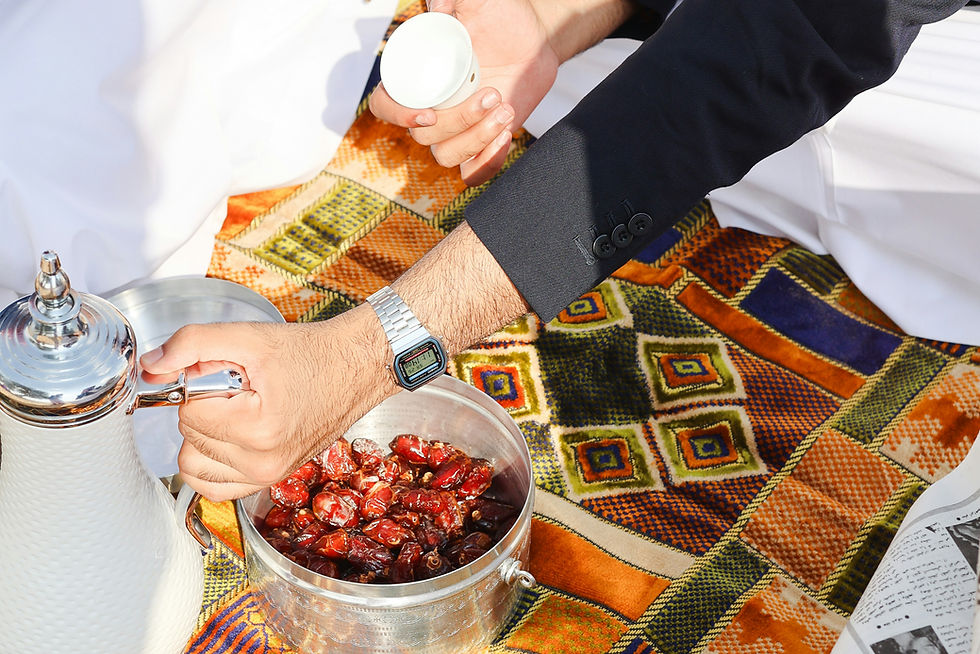 Meet the gentlemen of Eighty Six Media Celebrating the UAE National the Arabic way. (2023)