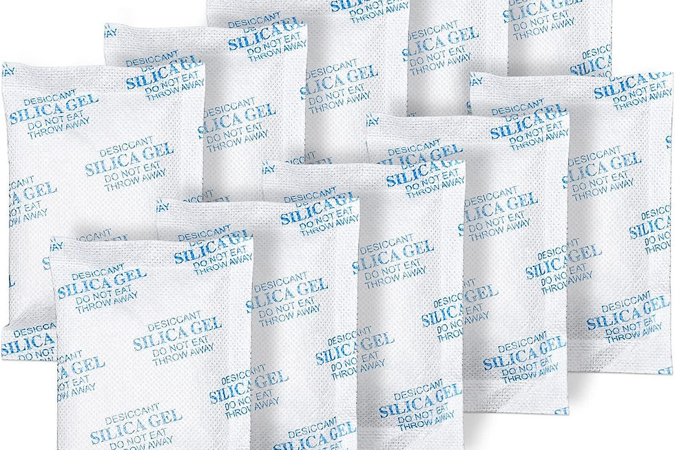 TYCA Silica Gel Packs - 10Pcs 20Gram Moisture Absorbers, Premium ...