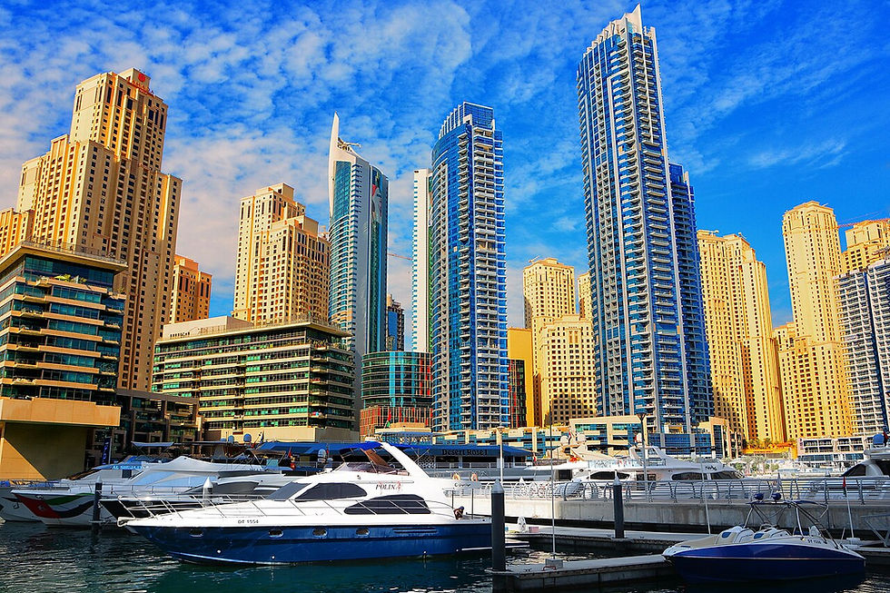 Dubai Marina waterfront residential