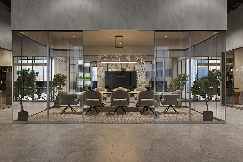 Hammer Interior designed and built this office in Dubai