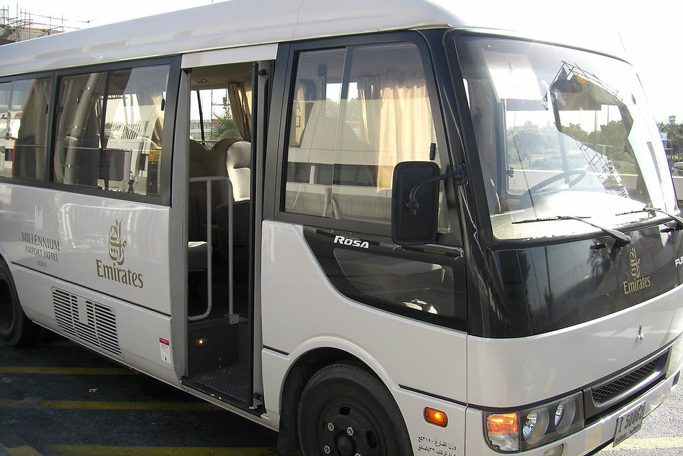 Millennium Dubai Airport Hotel shuttle bus