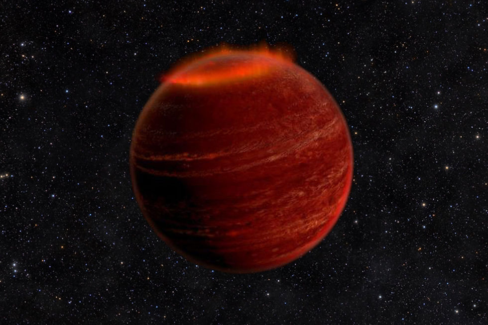 Powerful Auroras Found at Brown Dwarf