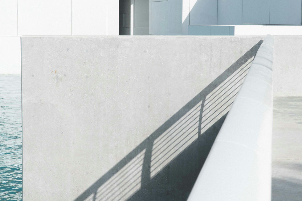 A synthesis that echoes Arab architecture, but one that equally addresses universality.