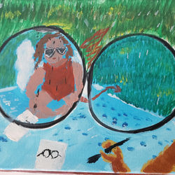 Painting on A Sunny Day