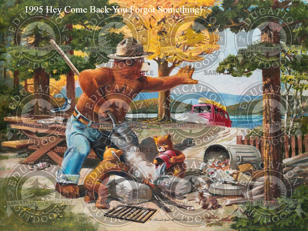 Thumbnail: Licensed Smokey Bear Wood Puzzle