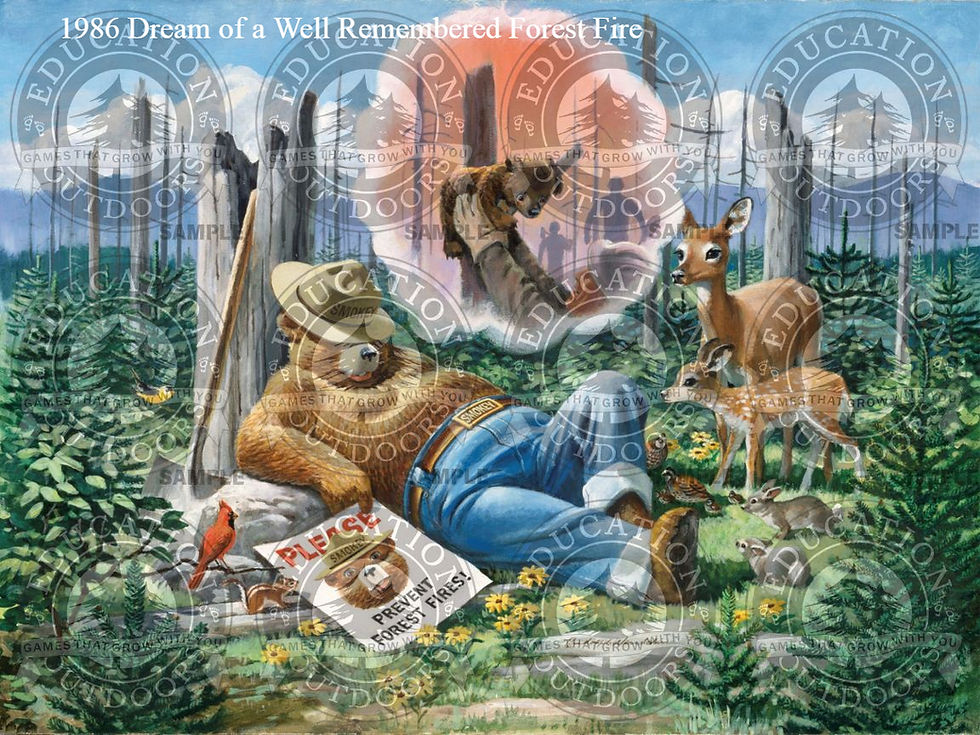 Thumbnail: Licensed Smokey Bear Wood Puzzle
