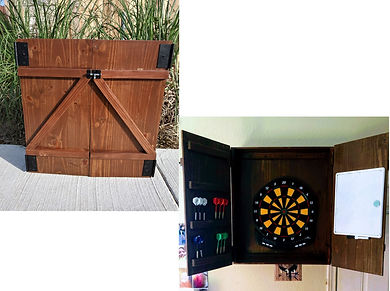 Handmade Dart Board Cabinet