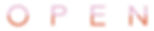 OPEN #2 Logo pink red large