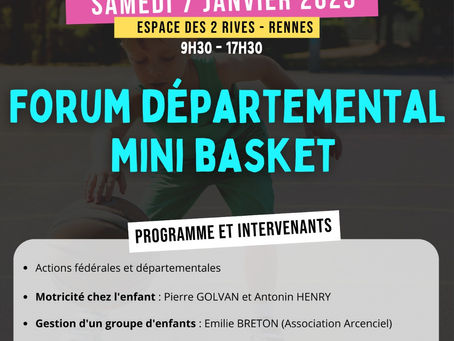 FORUM DÉPARTEMENTAL MINI BASKET